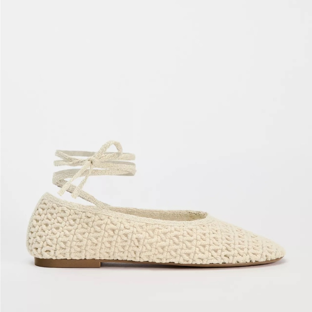 Lace up Ballet flats